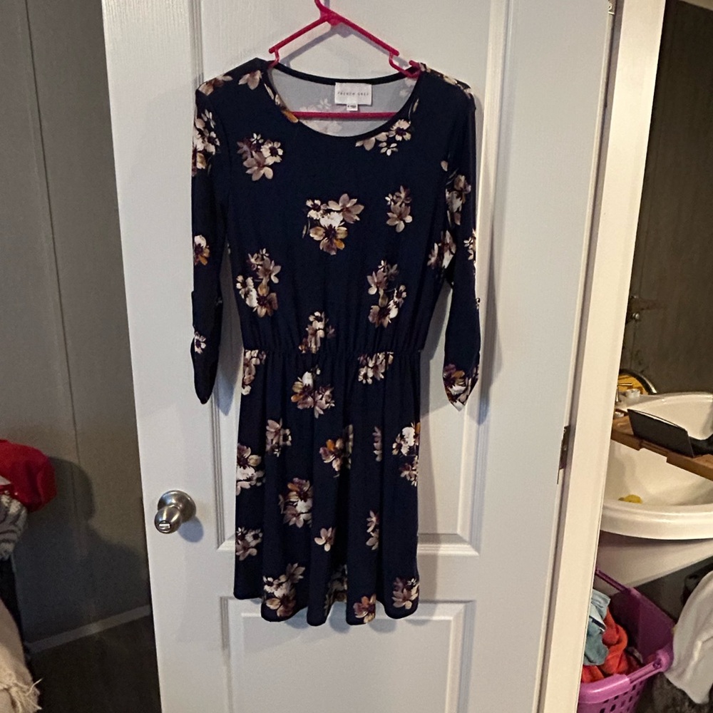 Floral Navy Dress